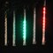 Kurt Adler LED Single Sided Dripping Icicle Christmas Light Tubes - Multi-Color - Set of 5